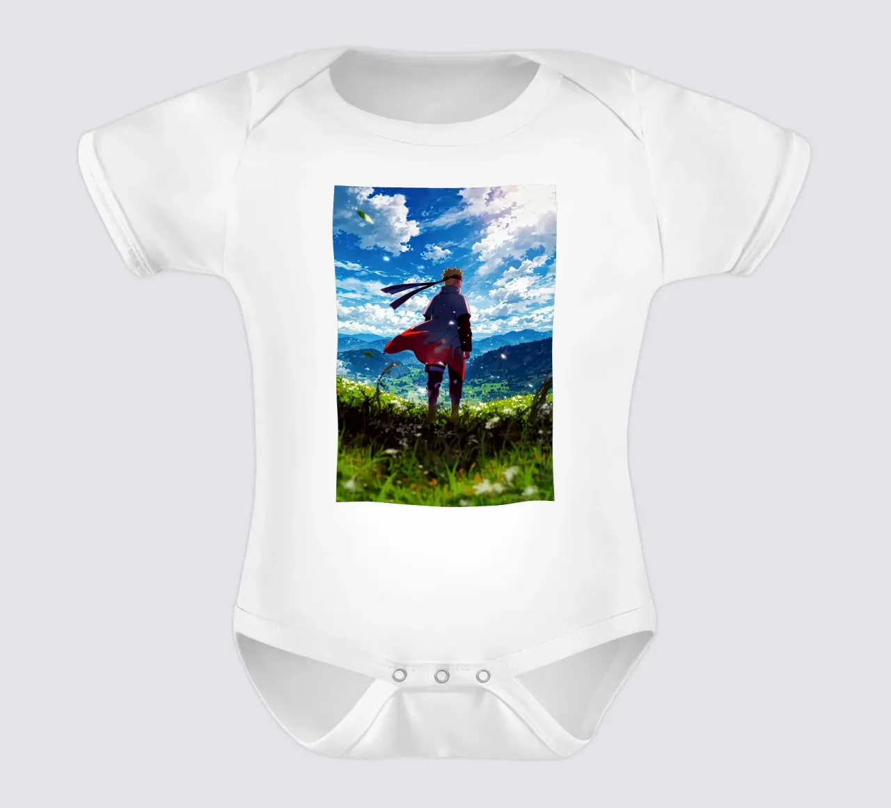 NARUTO SHIPPUDEN body neonato maniche corte da posterindo