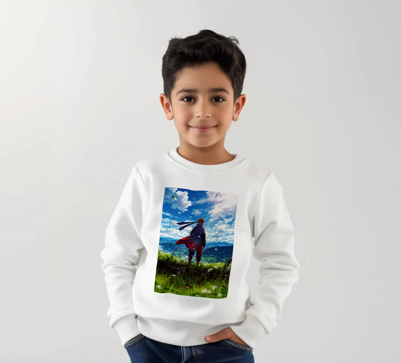 NARUTO SHIPPUDEN felpa bambino da posterindo