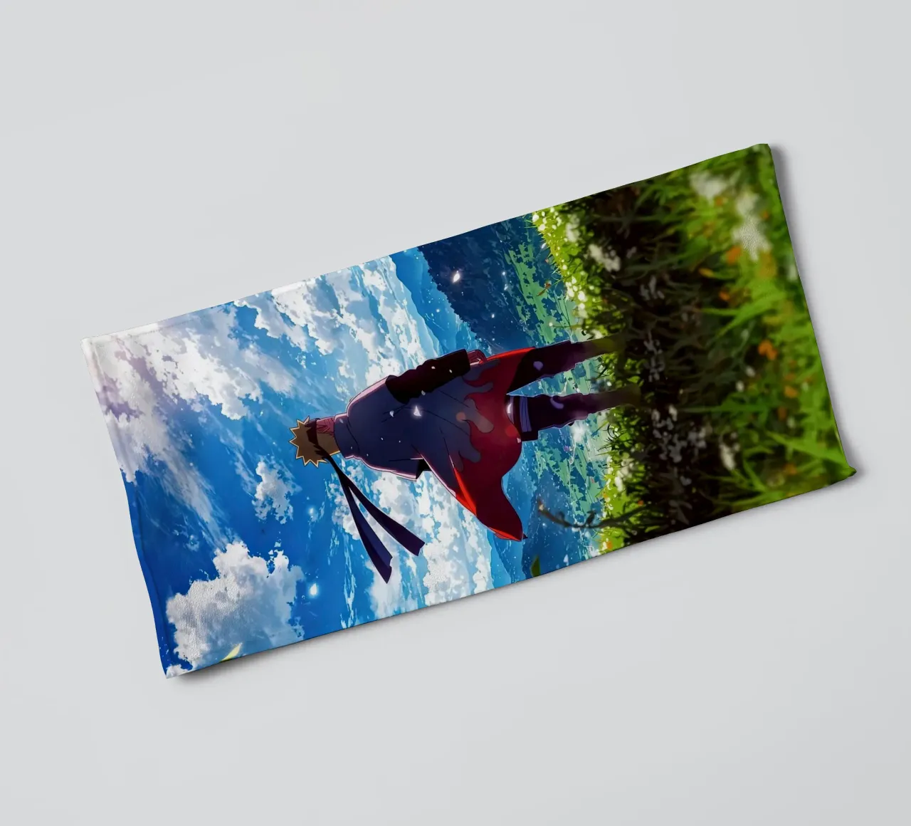NARUTO SHIPPUDEN asciugamano da bagno da posterindo