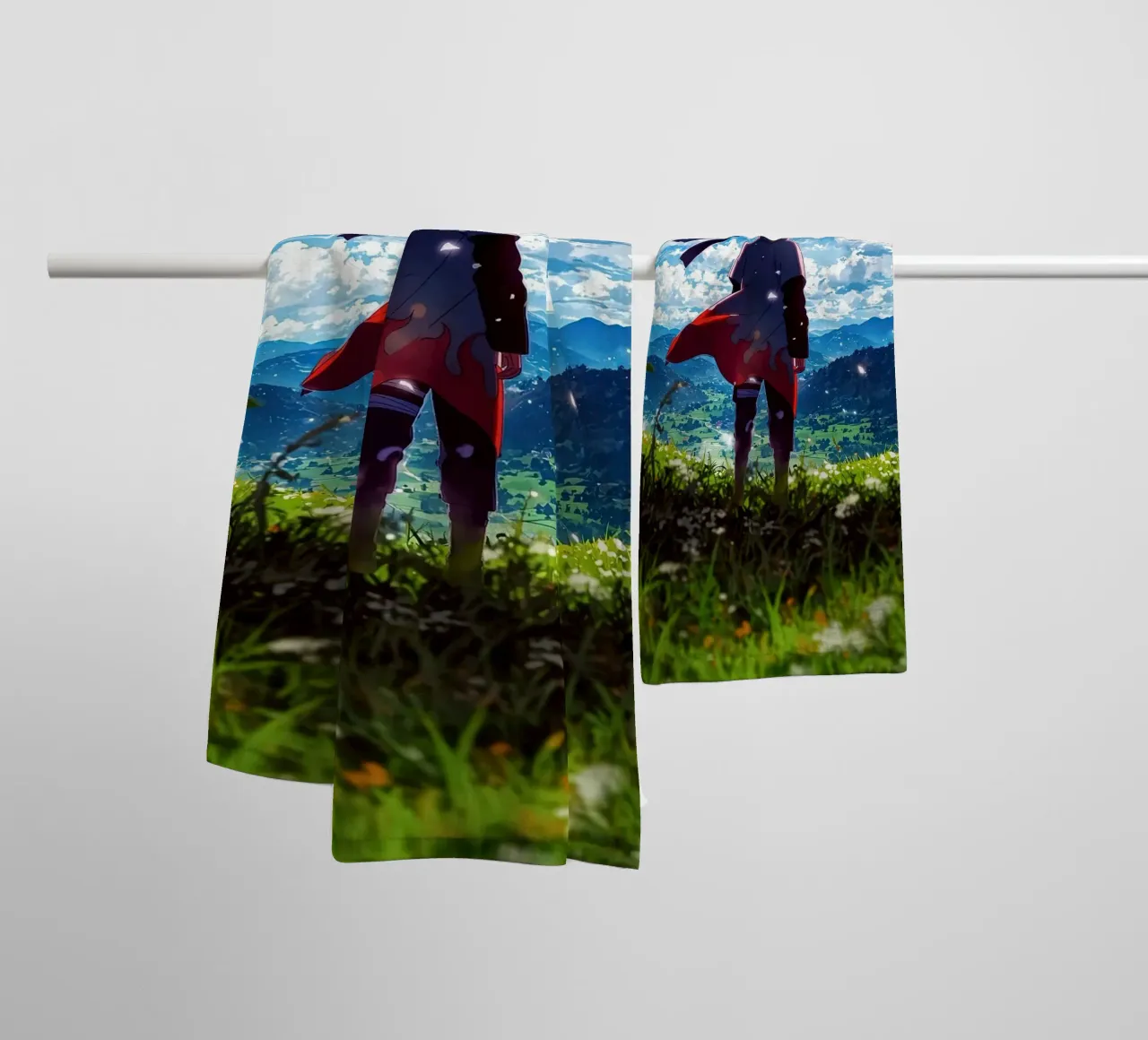 NARUTO SHIPPUDEN asciugamano da bagno da posterindo