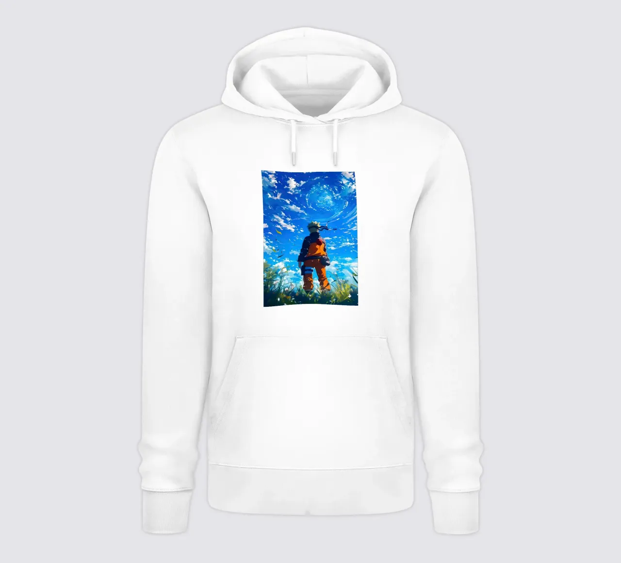 NARUTO SHIPPUDEN felpa con cappuccio da posterindo
