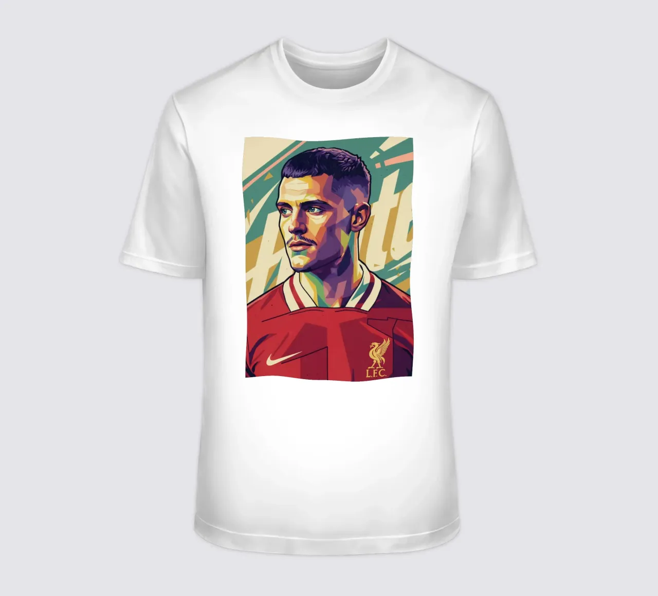 Ritratto pop art di Florian Wirtz t-shirt da Hantamrata