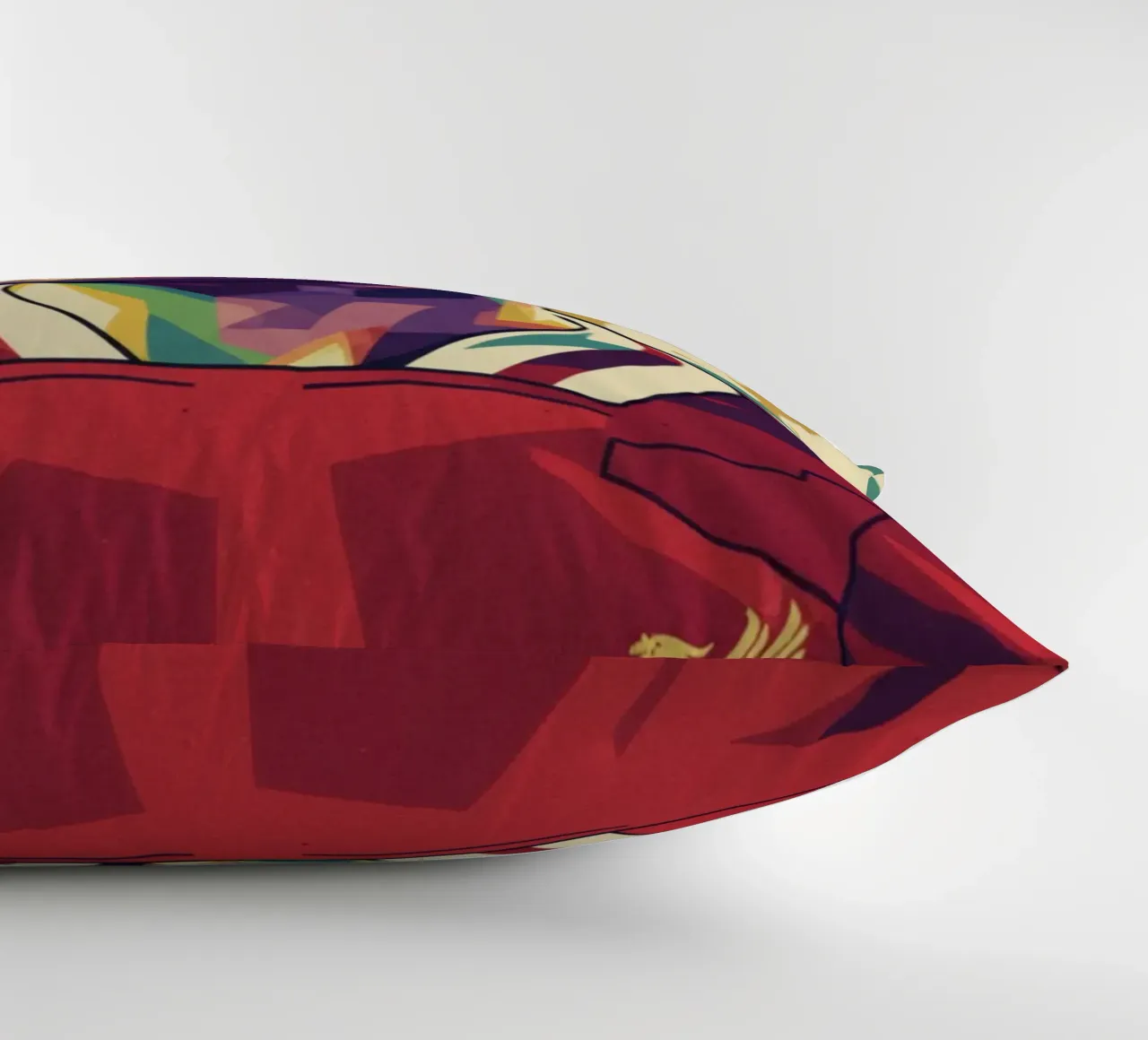 Ritratto pop art di Florian Wirtz cuscino da Hantamrata