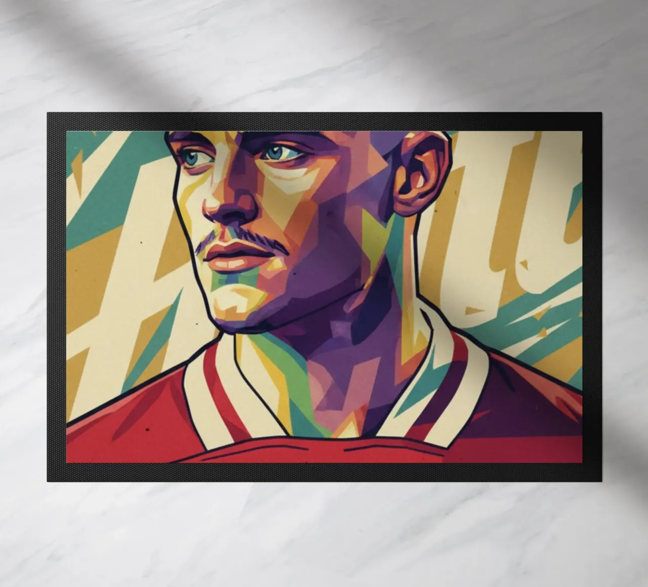 Ritratto pop art di Florian Wirtz zerbino da Hantamrata