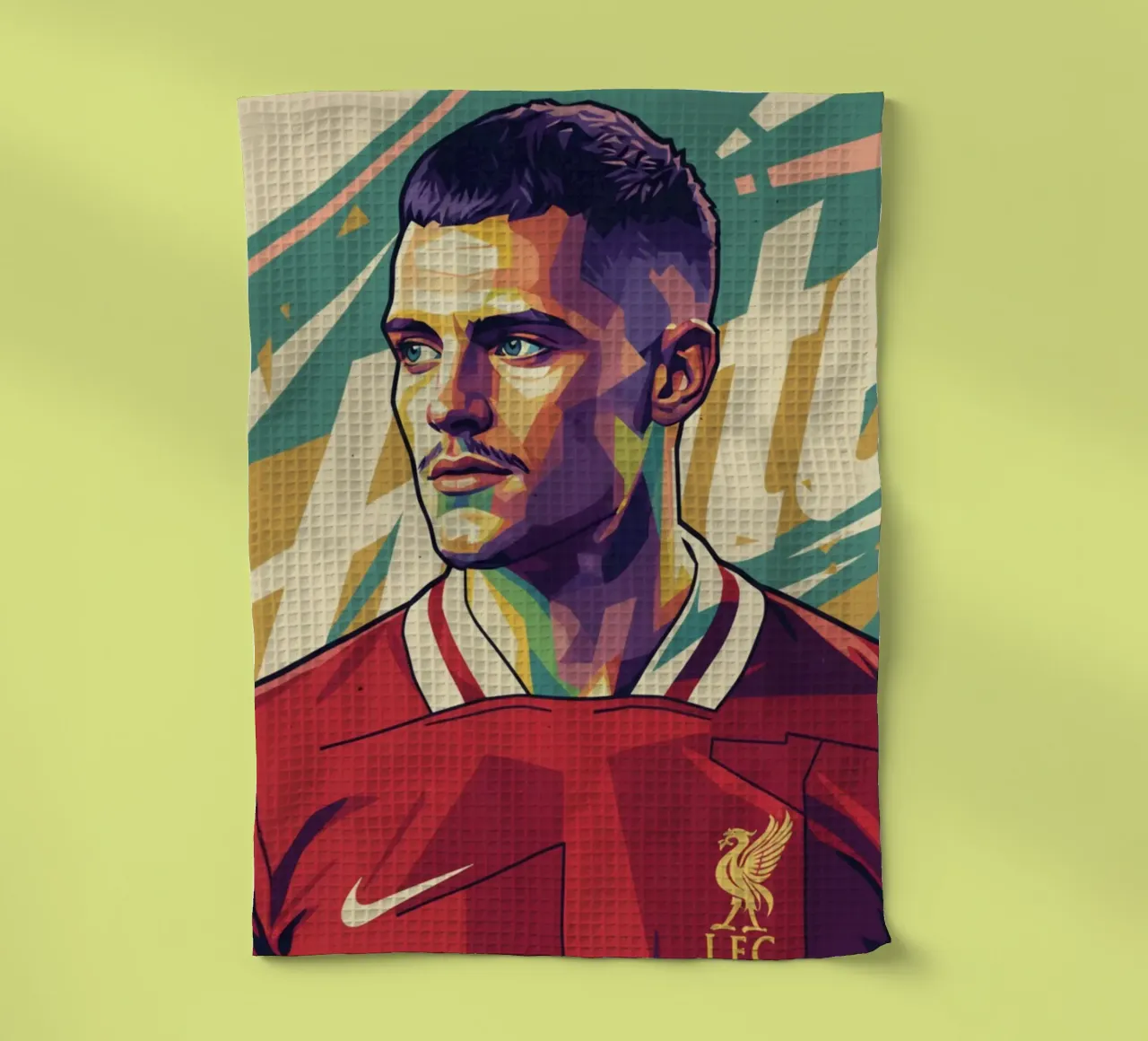 Florian Wirtz portrait pop art torchon de Hantamrata
