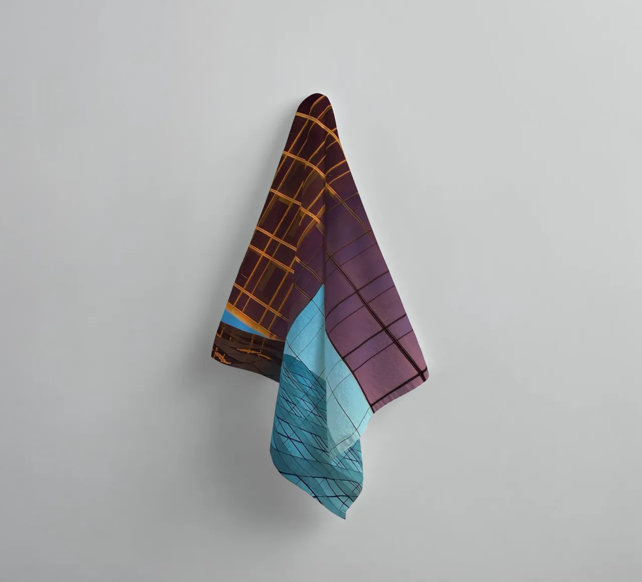 mirror the building towel by comura