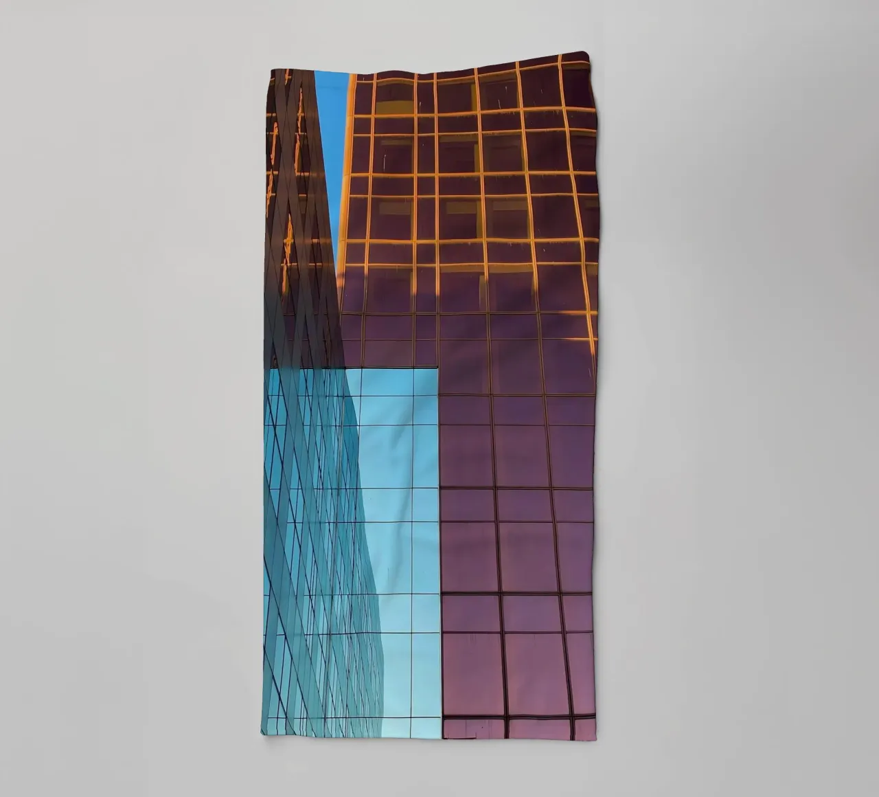 mirror the building towel by comura