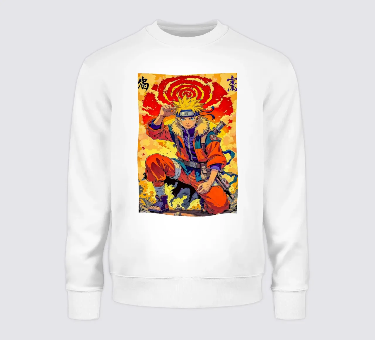 NARUTO SHIPPUDEN felpa da posterindo