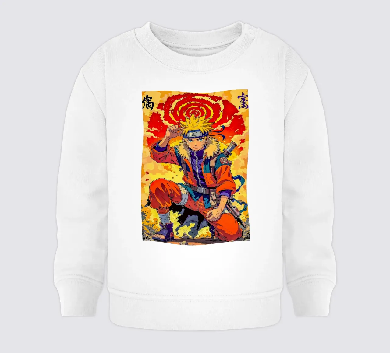 NARUTO SHIPPUDEN felpa neonato da posterindo