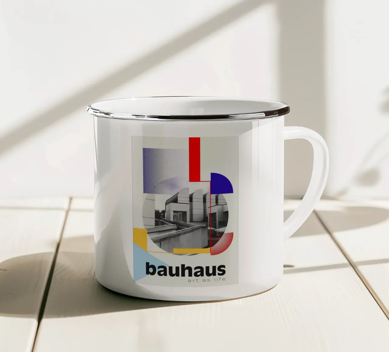 Bauhaus 1919 tazza in smalto da Brooke