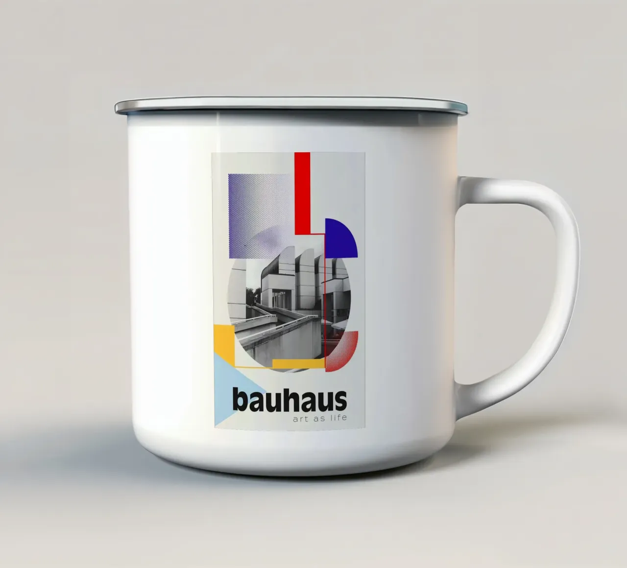 Bauhaus 1919 tazza in smalto da Brooke