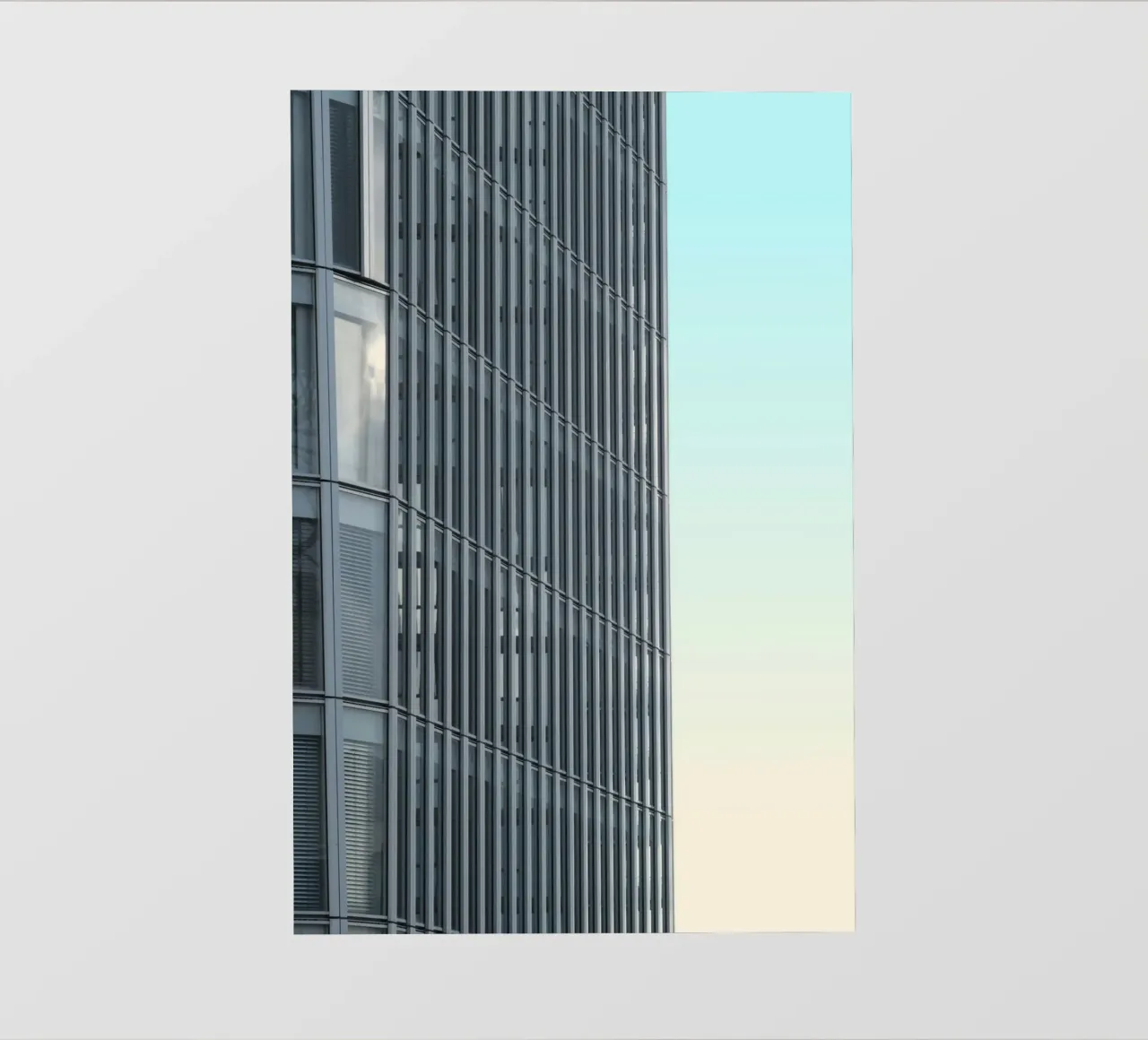 building in afternoon sky telo in pvc da comura