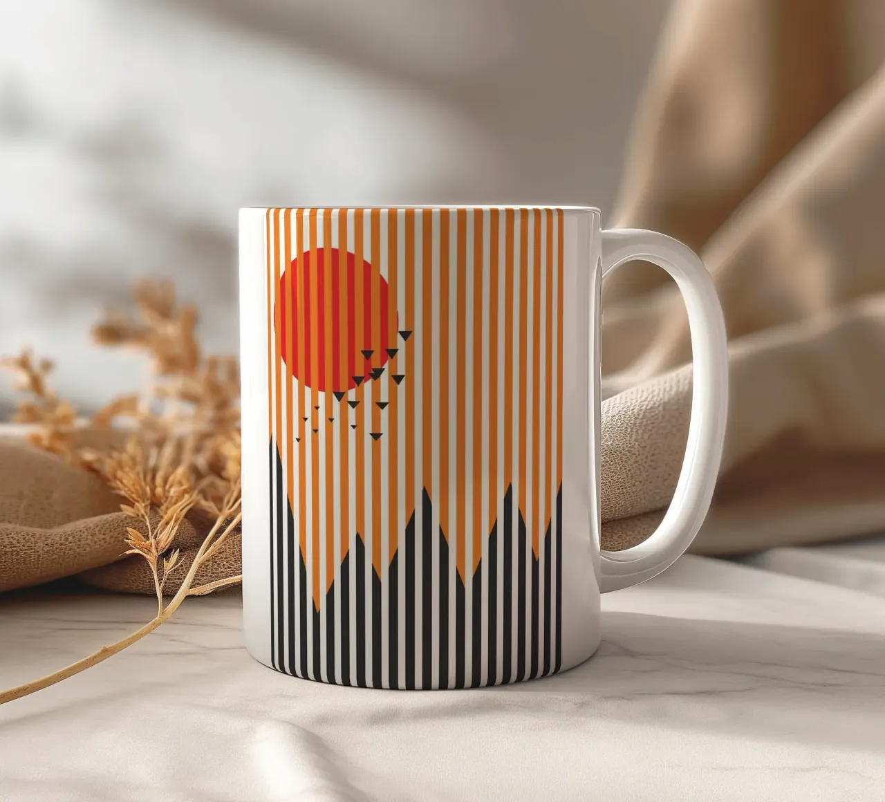 highlight in the sunshine tazza in ceramica da comura