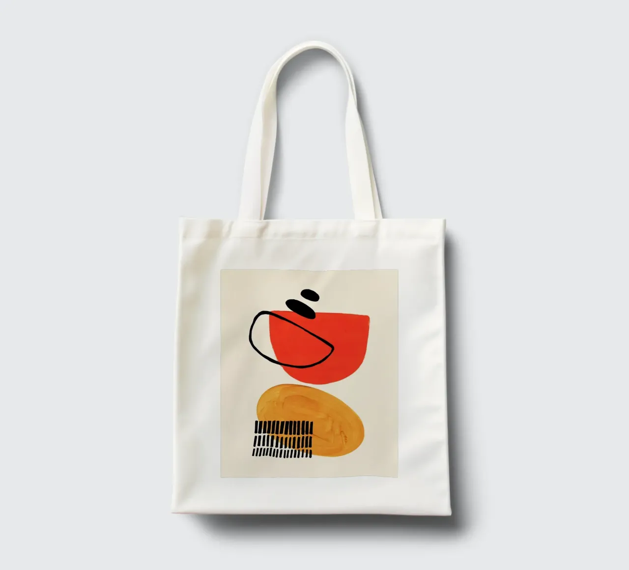 shape colorful curve and dot borsa in juta da comura