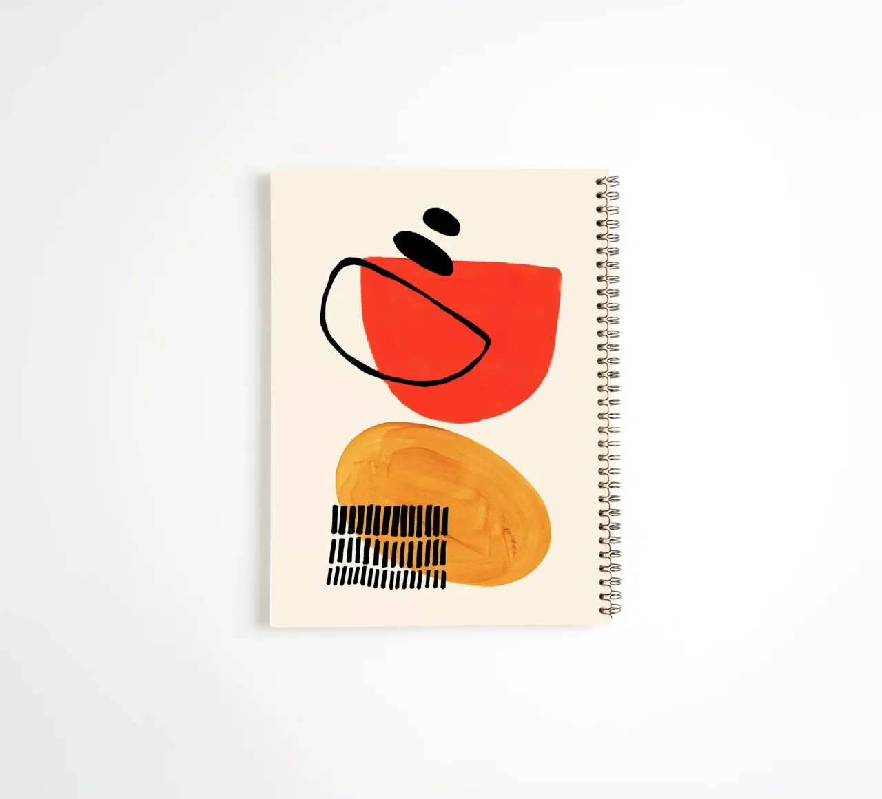 shape colorful curve and dot diario ad anelli da comura
