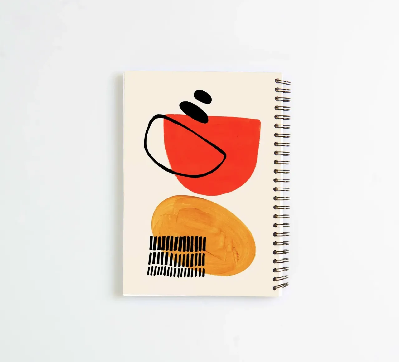 shape colorful curve and dot diario ad anelli da comura