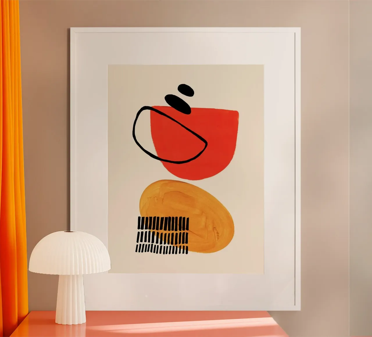 shape colorful curve and dot carta hahnemühle da comura