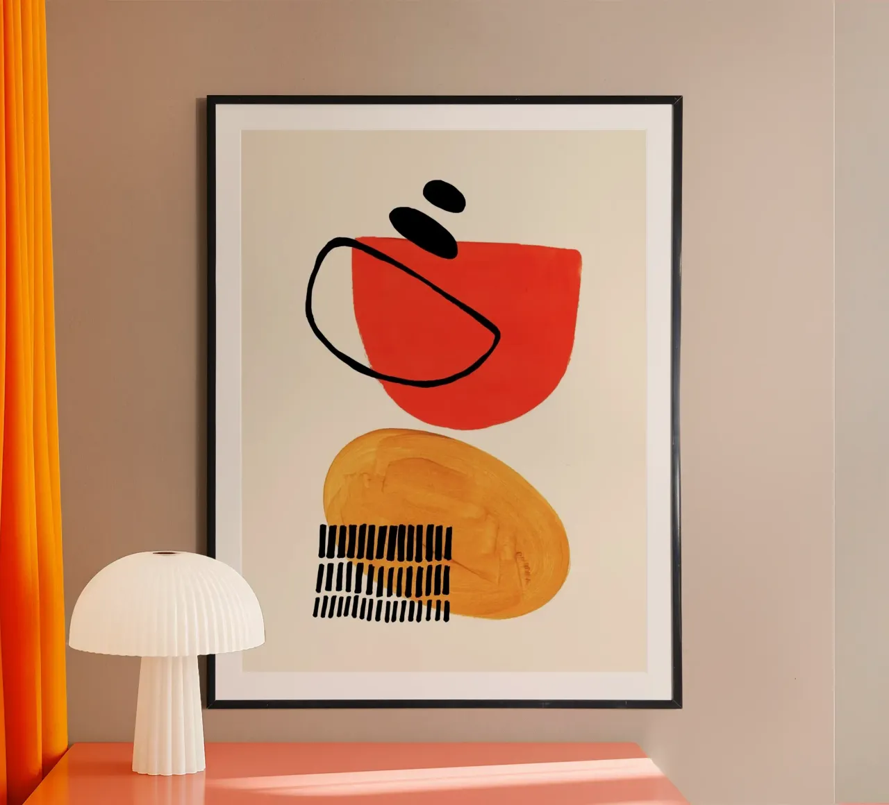 shape colorful curve and dot carta hahnemühle da comura