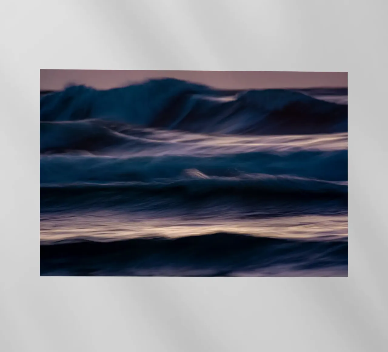 The Uniqueness of Waves XXX backlit film by Tal Paz-Fridman