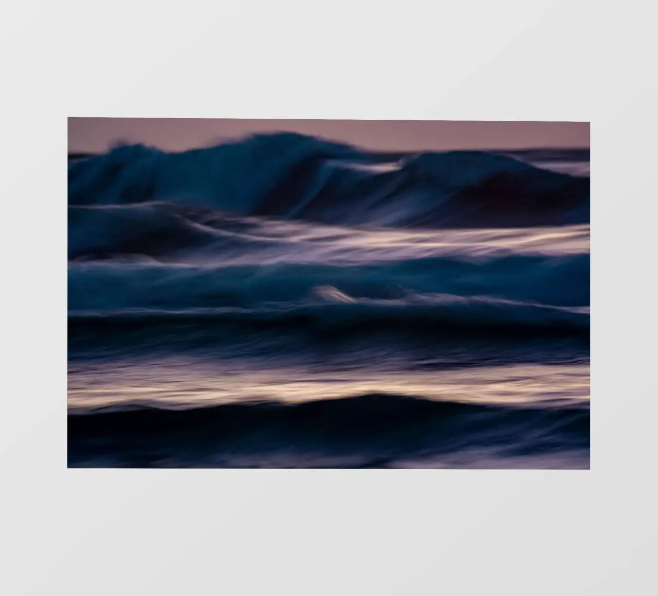 The Uniqueness of Waves XXX backlit film by Tal Paz-Fridman
