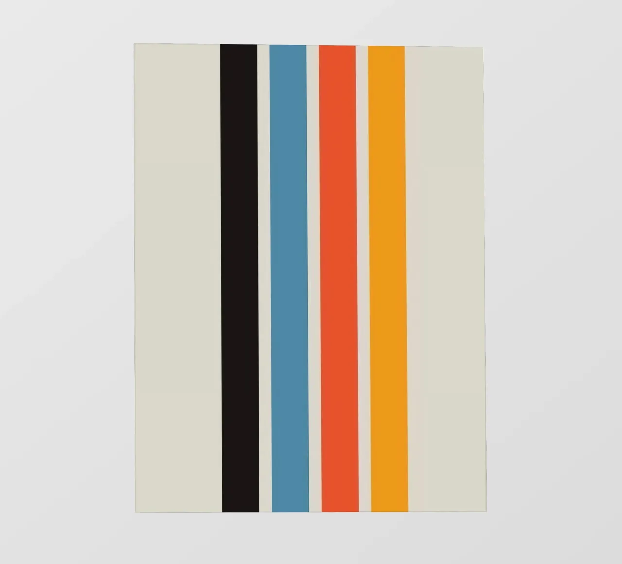 colorful line parallel telo in pvc da comura