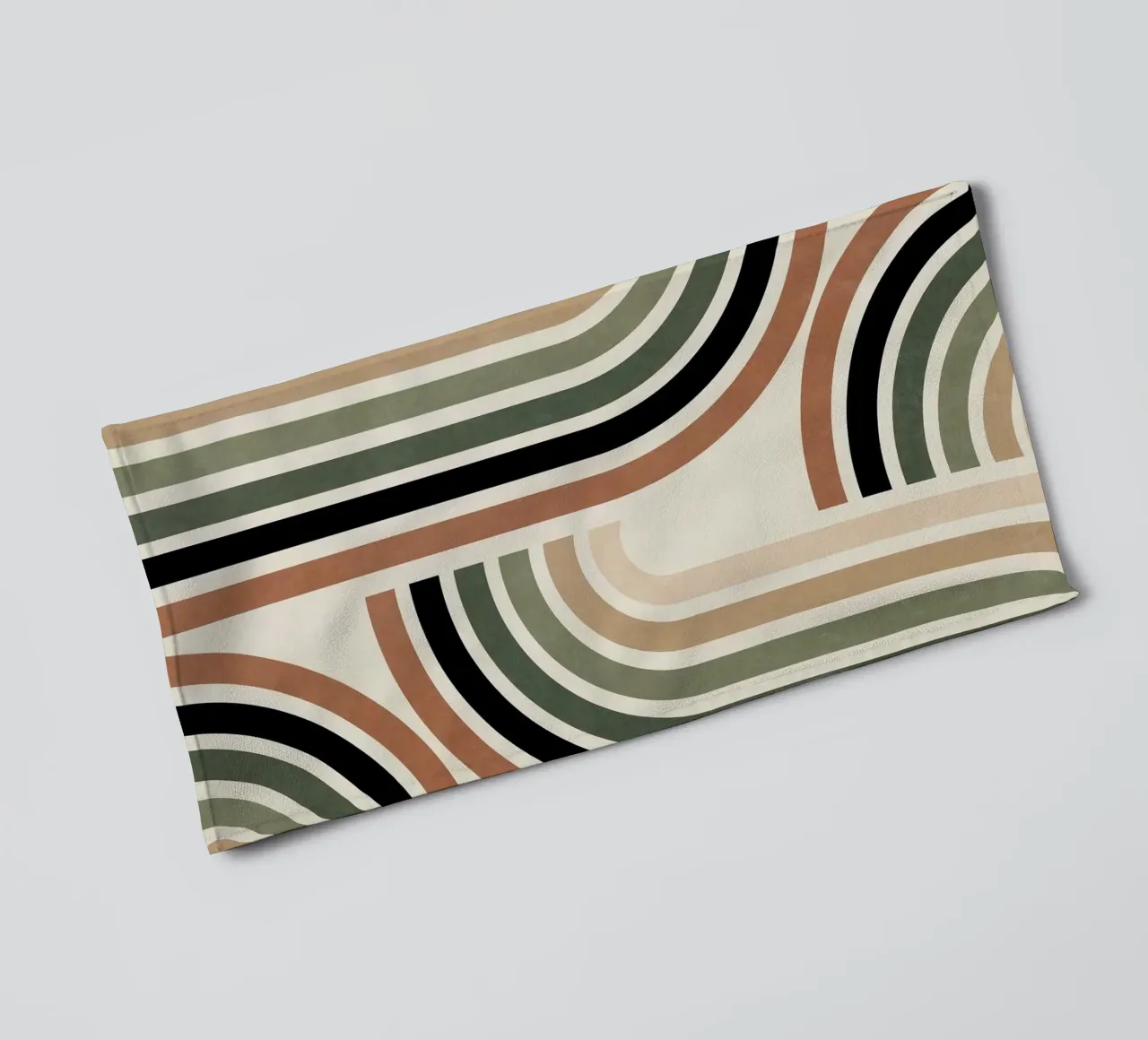 curve parallel line gradient Handtuch von comura