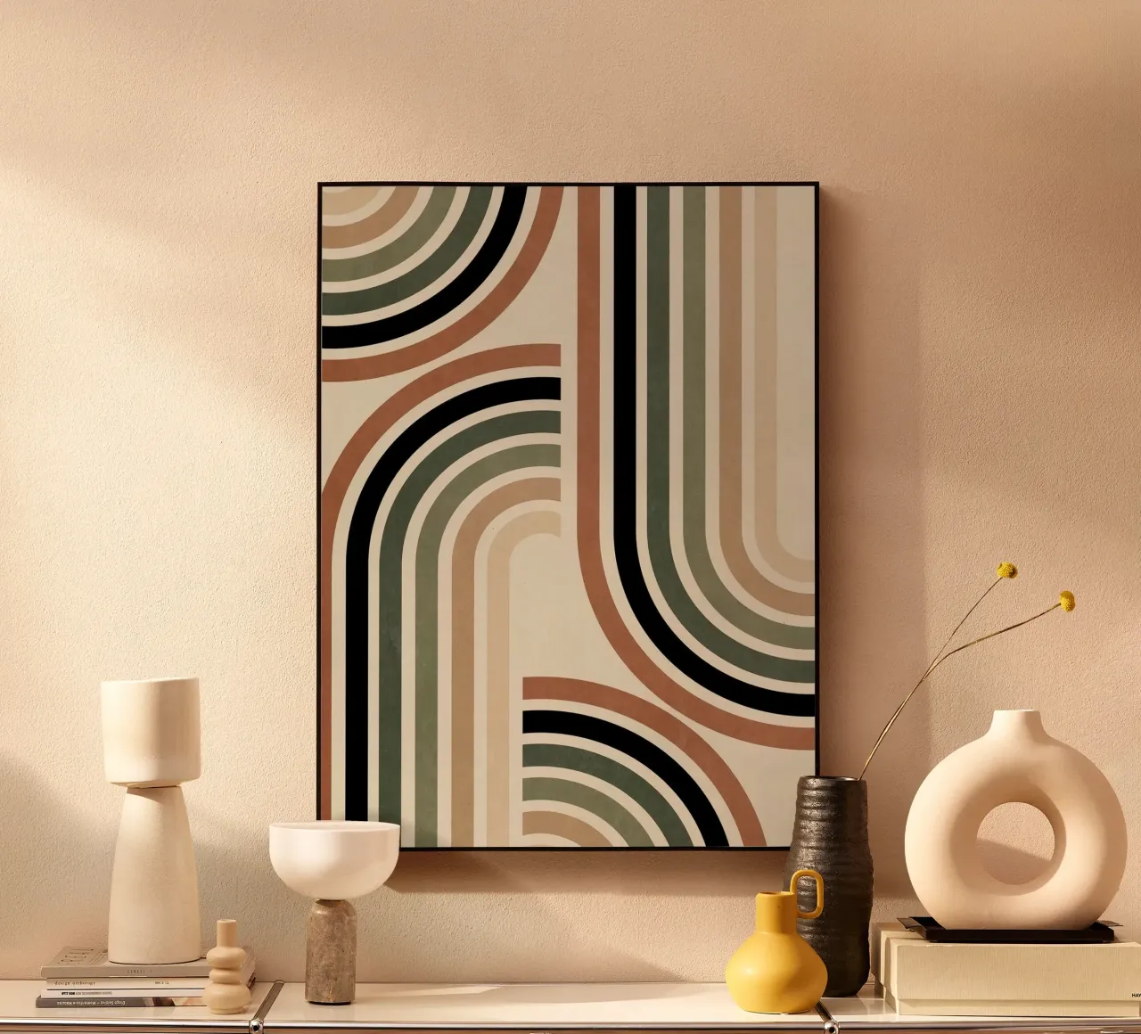 curve parallel line gradient plexiglass da comura