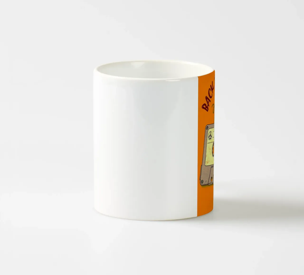 back to the old days music tazza in ceramica da comura