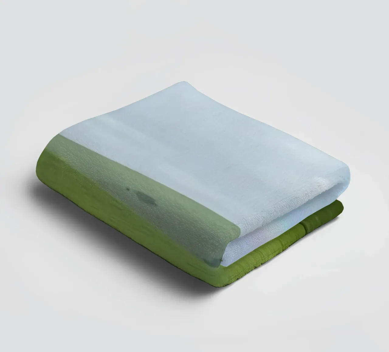 Colline verdi con arcobaleno asciugamano da bagno da DesignDoodle