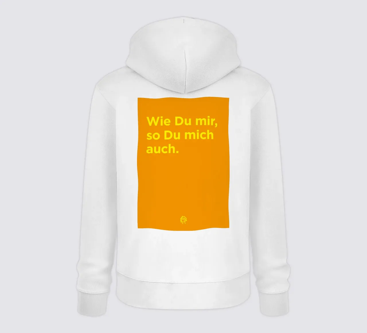 Du mich auch felpa con cappuccio da Art Fart