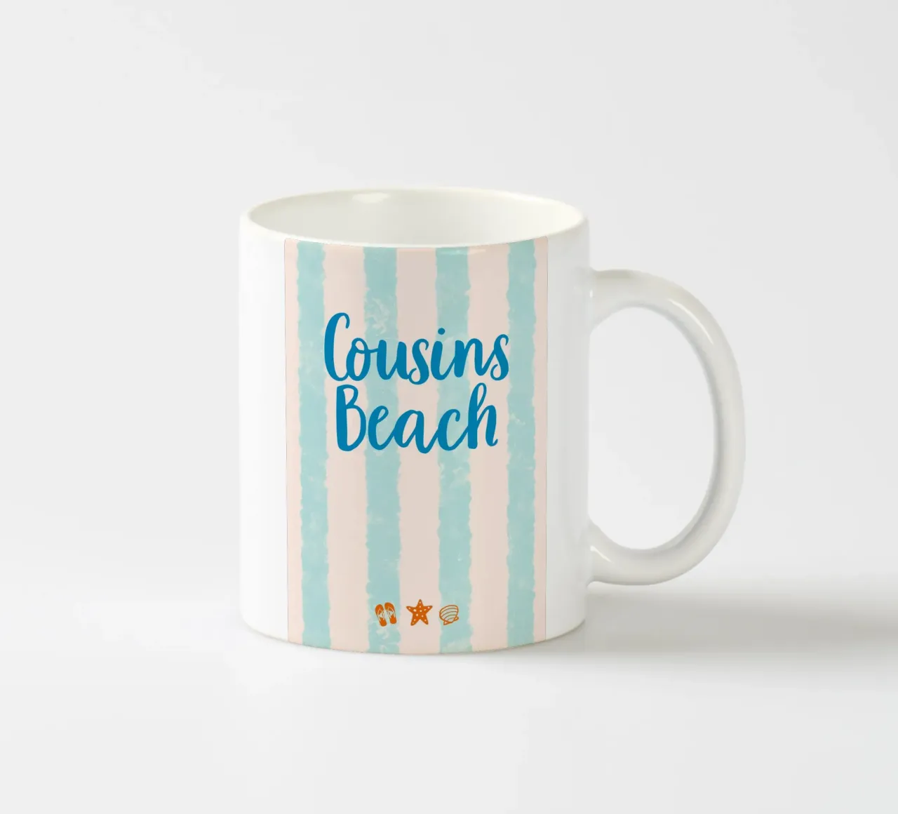 Cousins Beach 02 tazza in ceramica da Art Fart