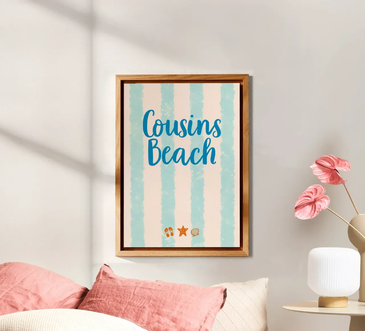 Cousins Beach 02 alluminio dibond da Art Fart