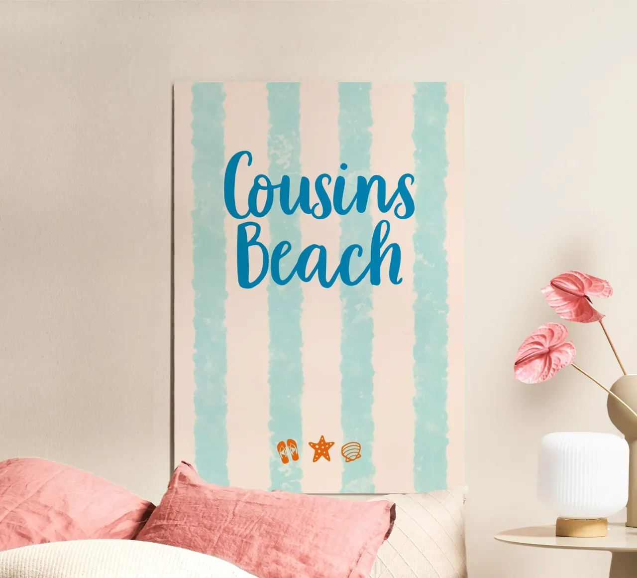 Cousins Beach 02 alluminio dibond da Art Fart