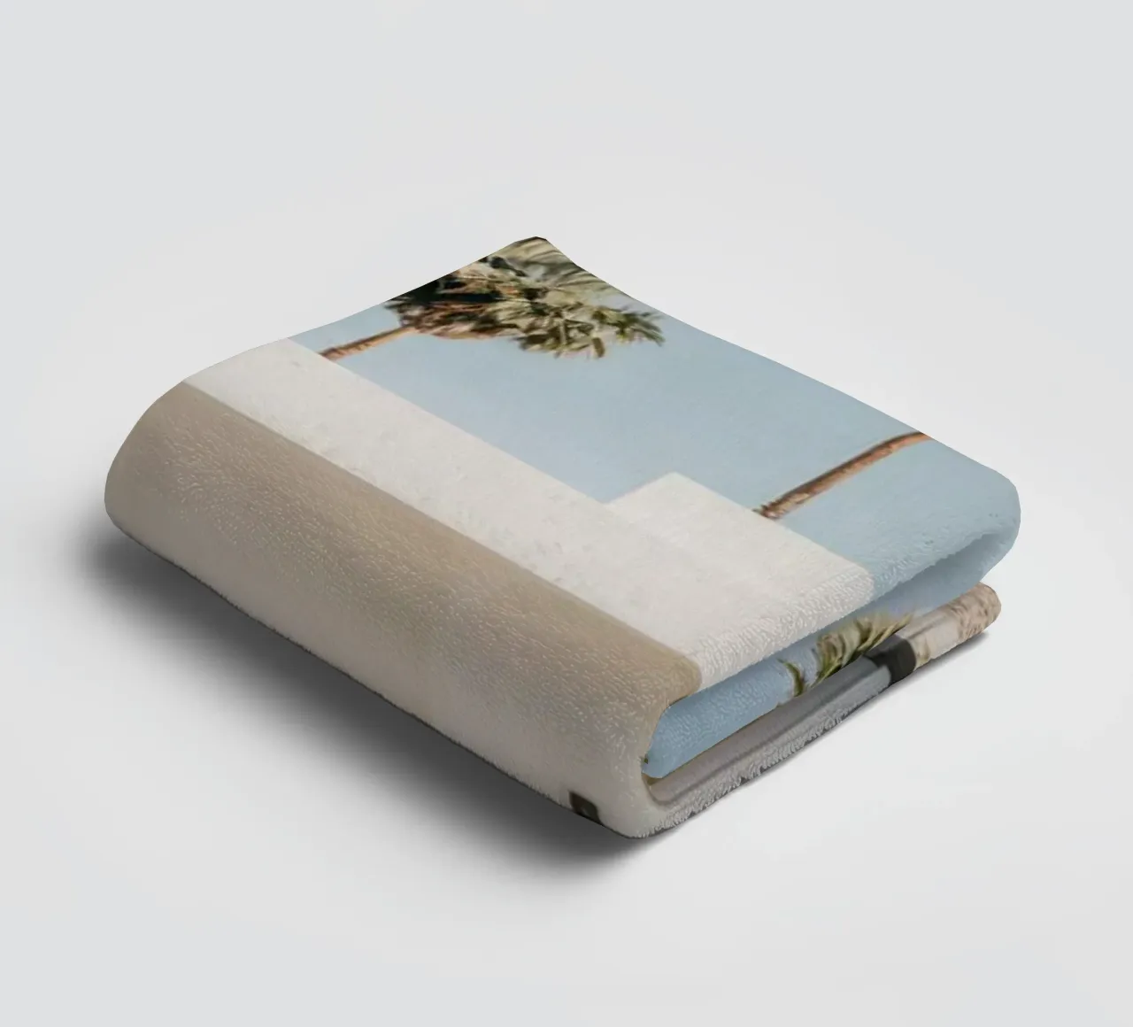 Minimalist Palm Springs House Handtuch von Attaboy Dsgn