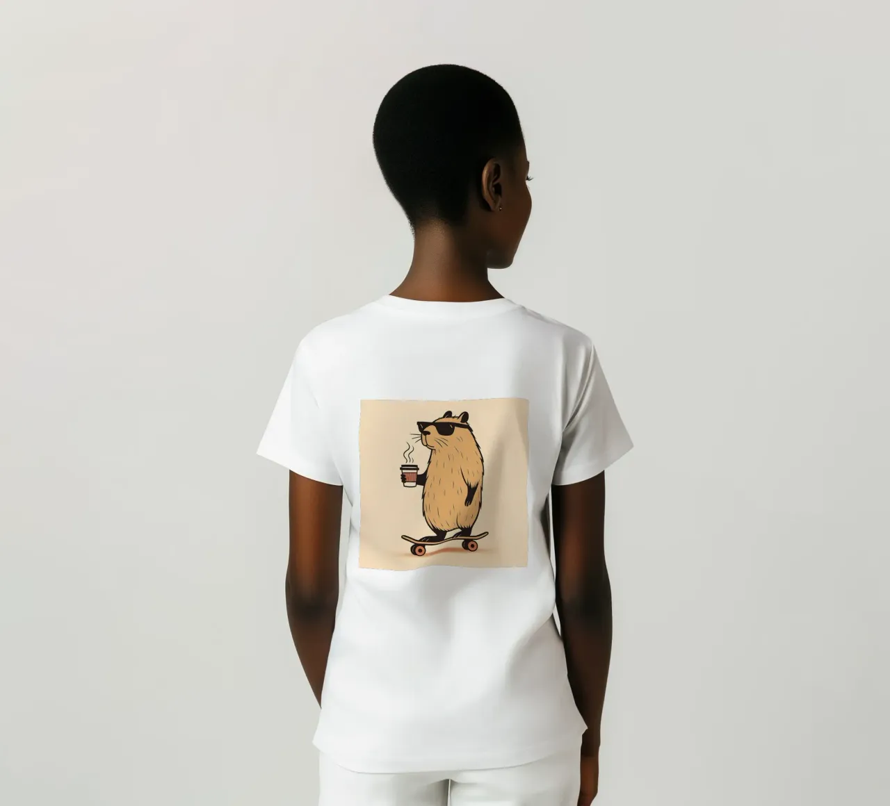 Mantenere la calma, in stile Capybara t-shirt da KANESYAARTS