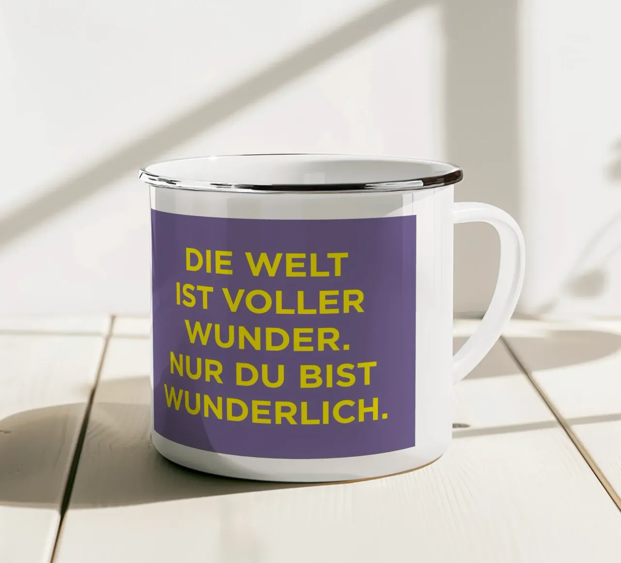 Meraviglioso tazza in smalto da Art Fart