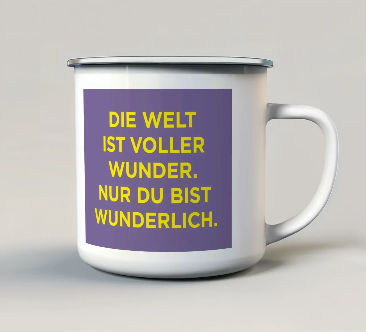 Meraviglioso tazza in smalto da Art Fart