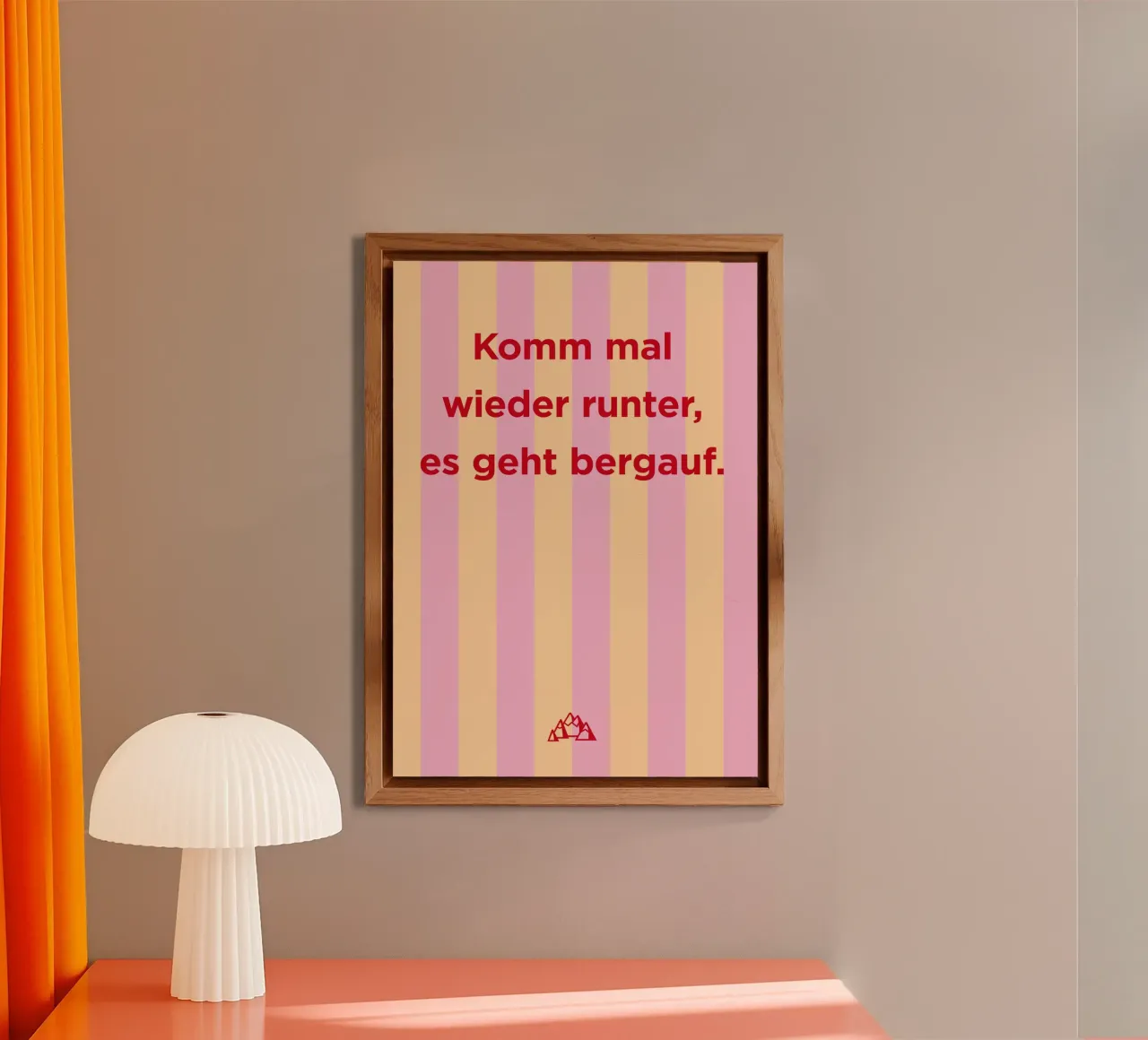 Bergauf 01 alluminio dibond da Art Fart