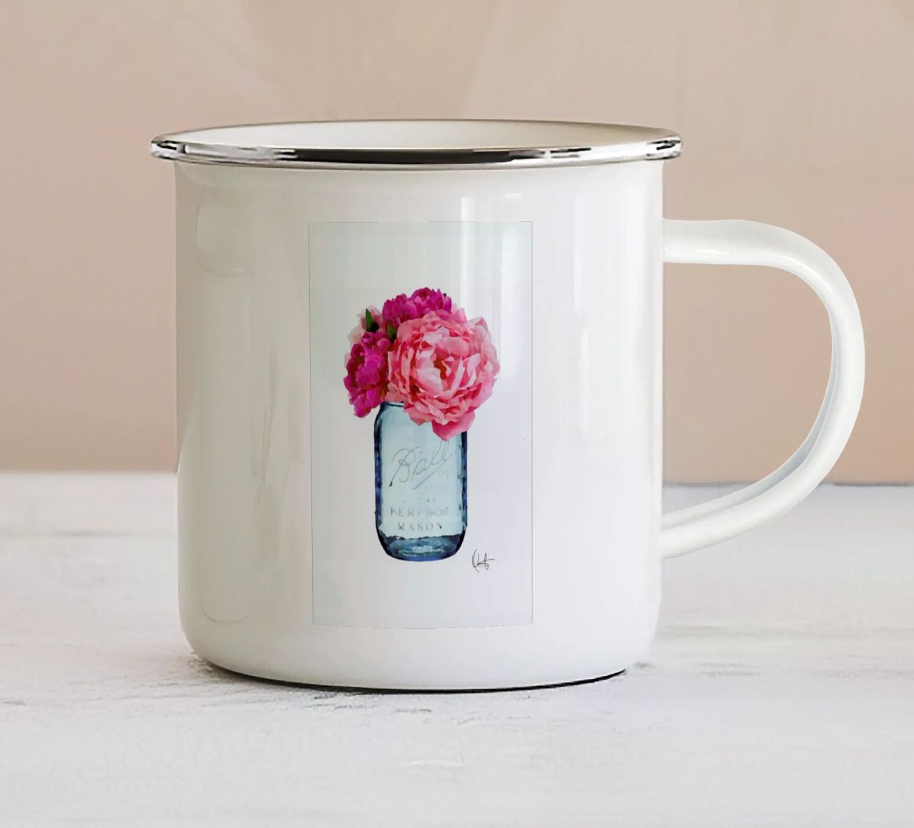 Perfect Mason tazza in smalto da Xchange Art Studio