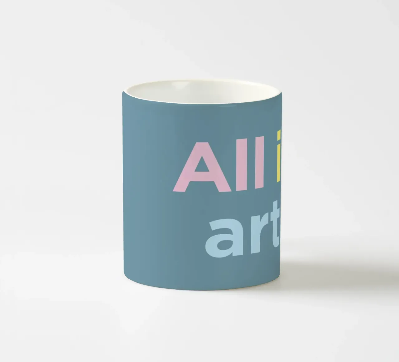 All is art tazza in ceramica da Art Fart