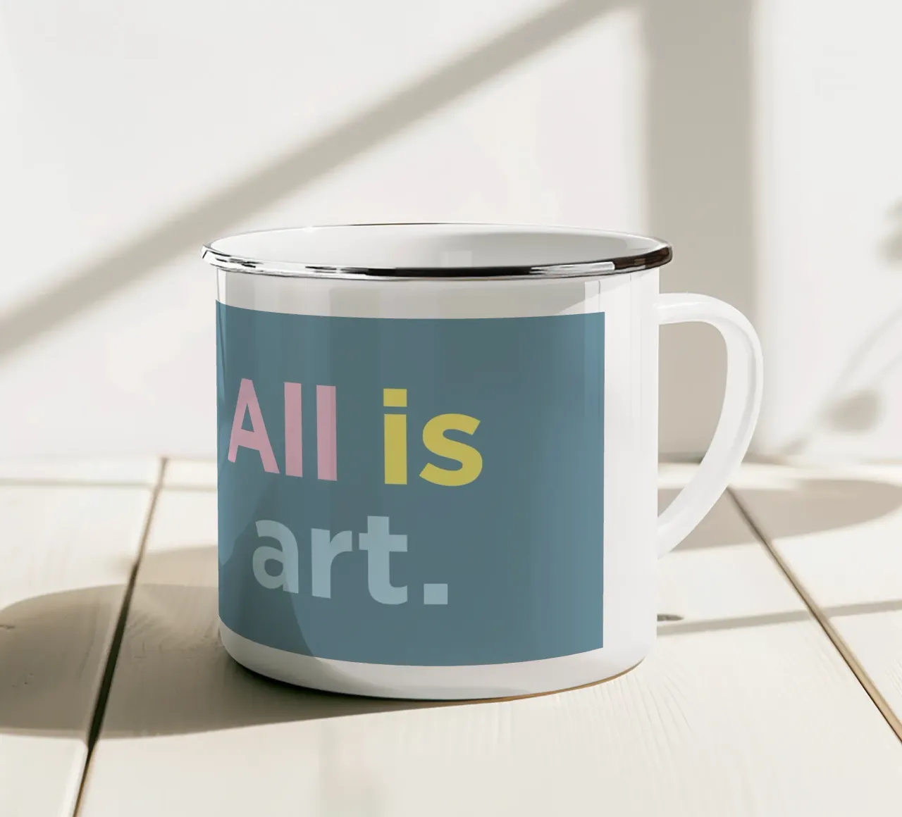 All is art tazza in smalto da Art Fart