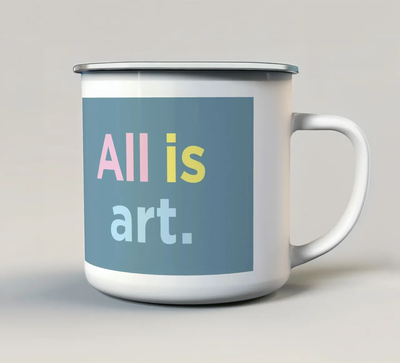 All is art tazza in smalto da Art Fart