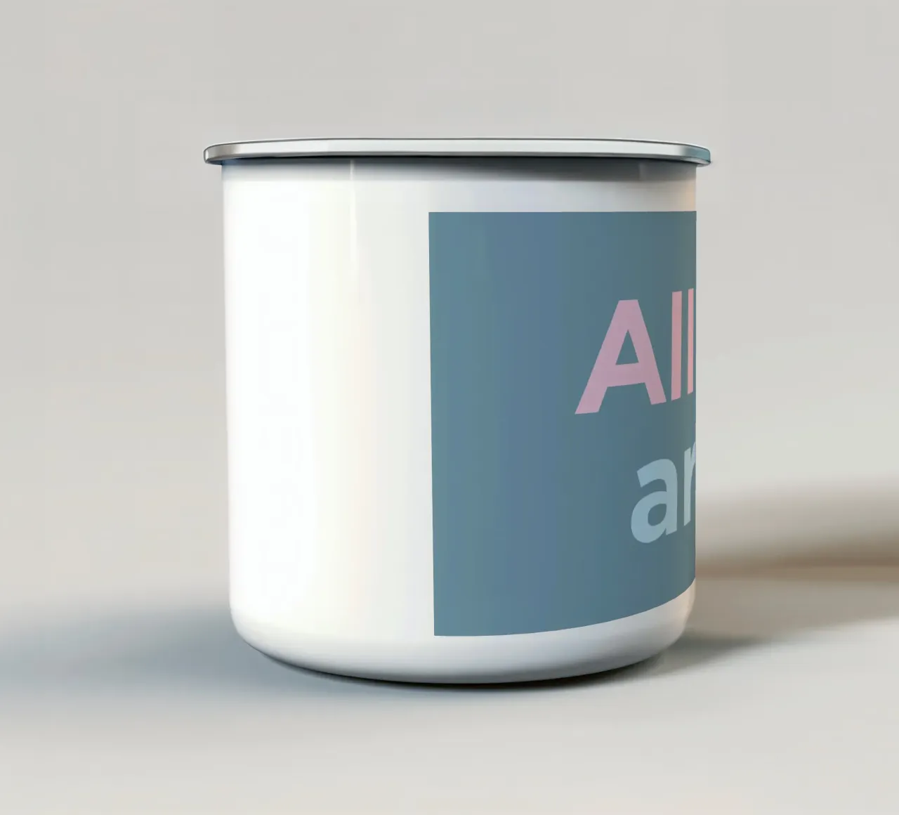 All is art tazza in smalto da Art Fart