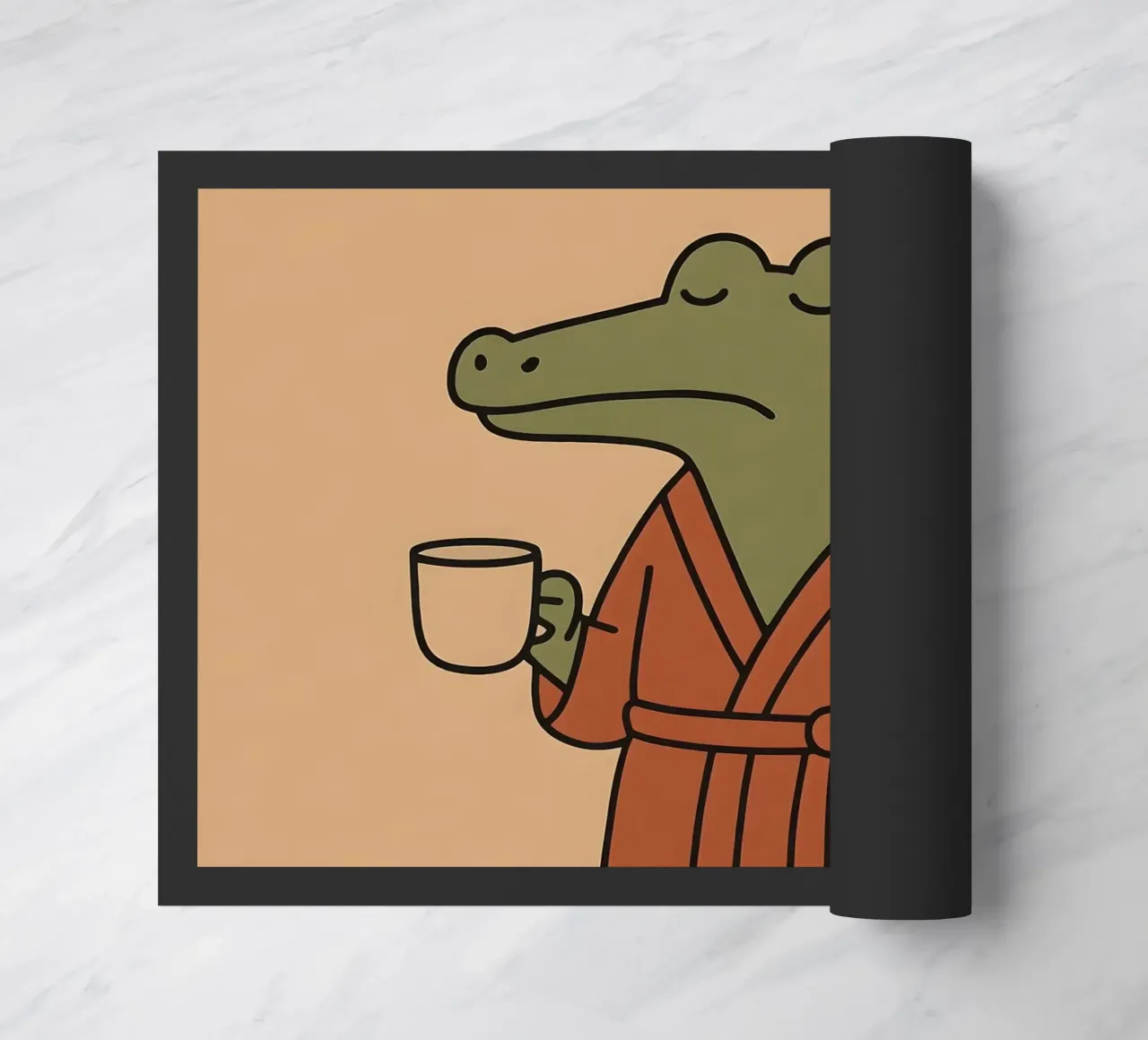 Non parlare prima del caffè zerbino da KANESYAARTS