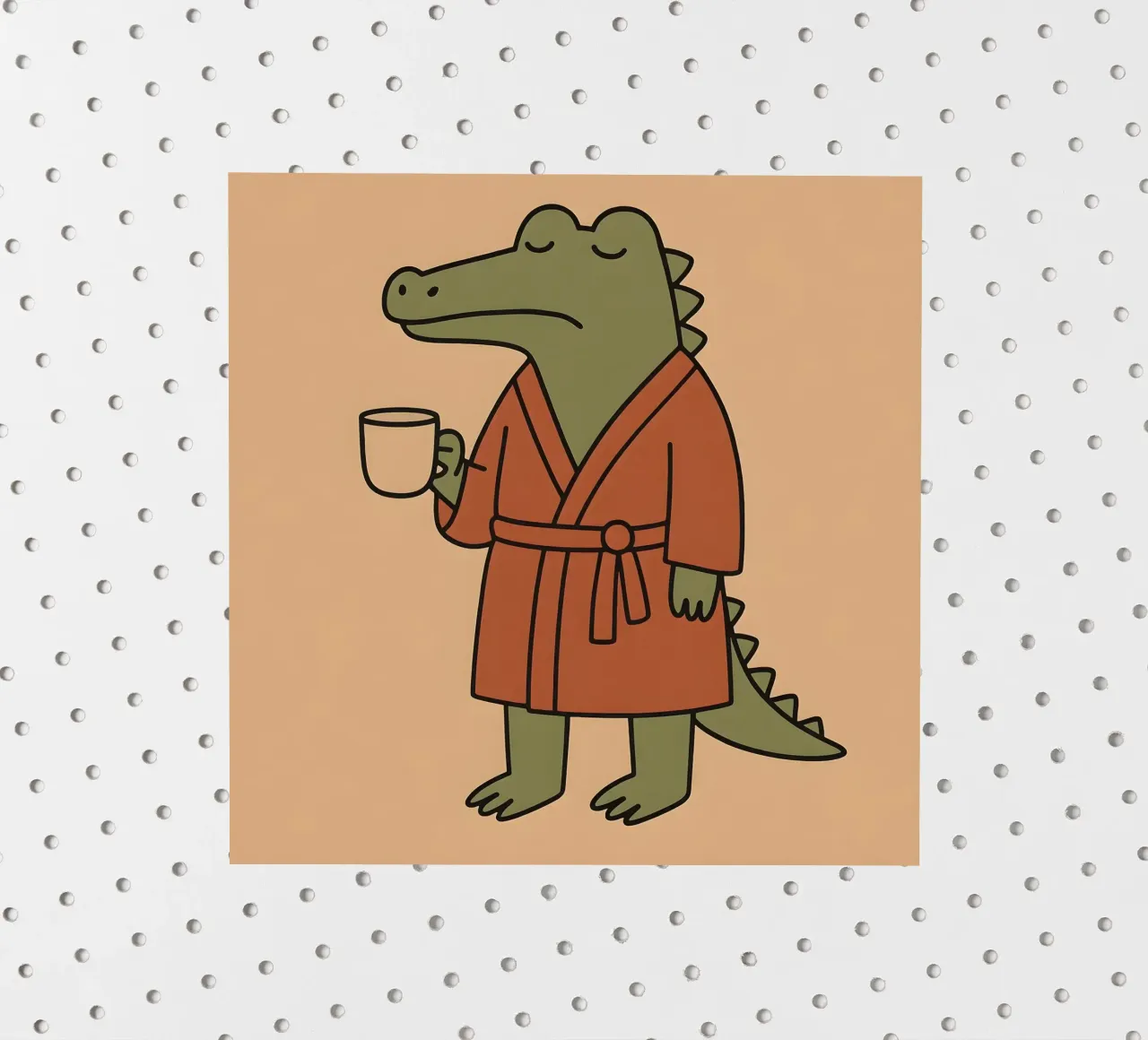 Non parlare prima del caffè adesivo da KANESYAARTS