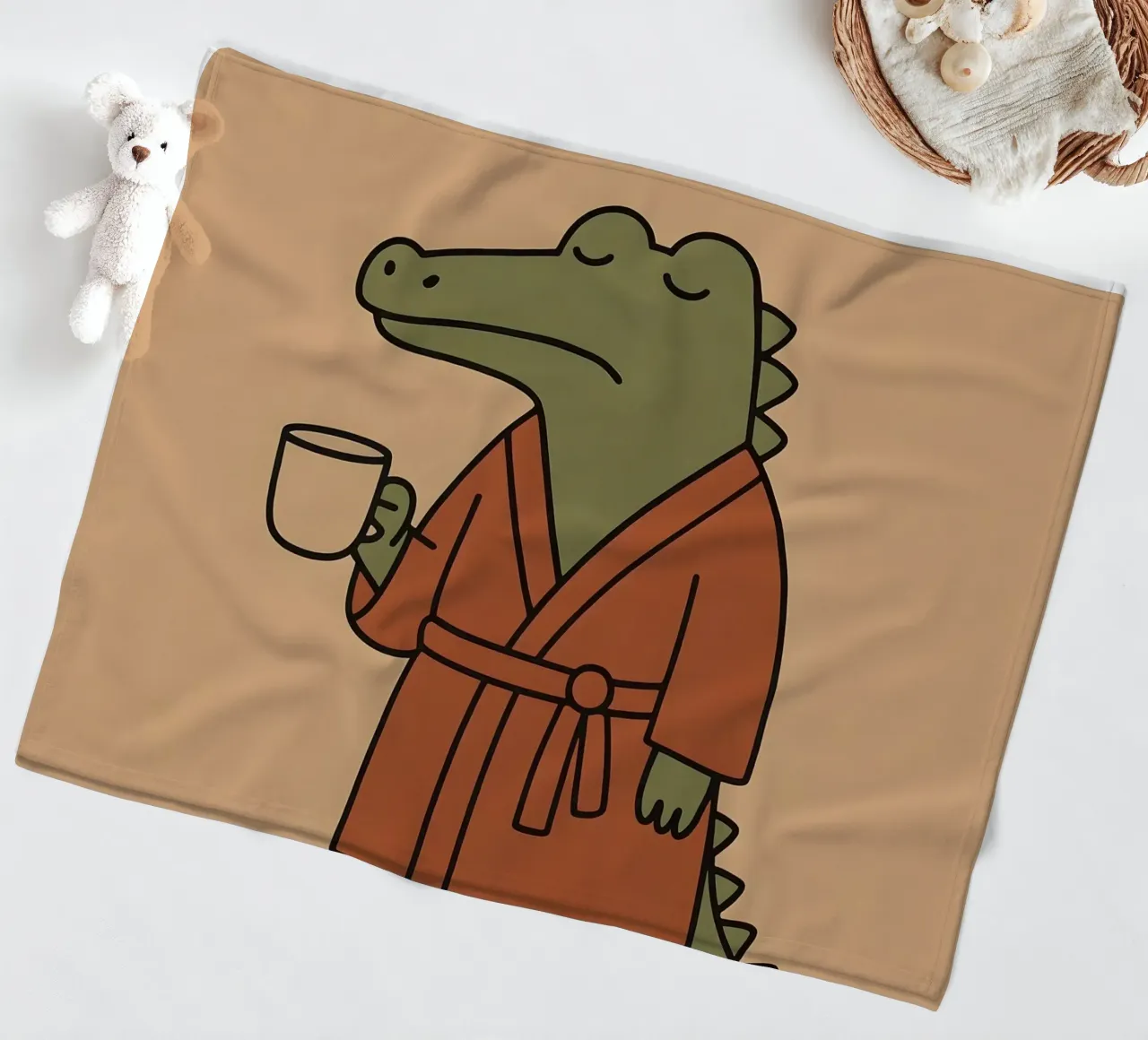 Non parlare prima del caffè coperta in pile da KANESYAARTS
