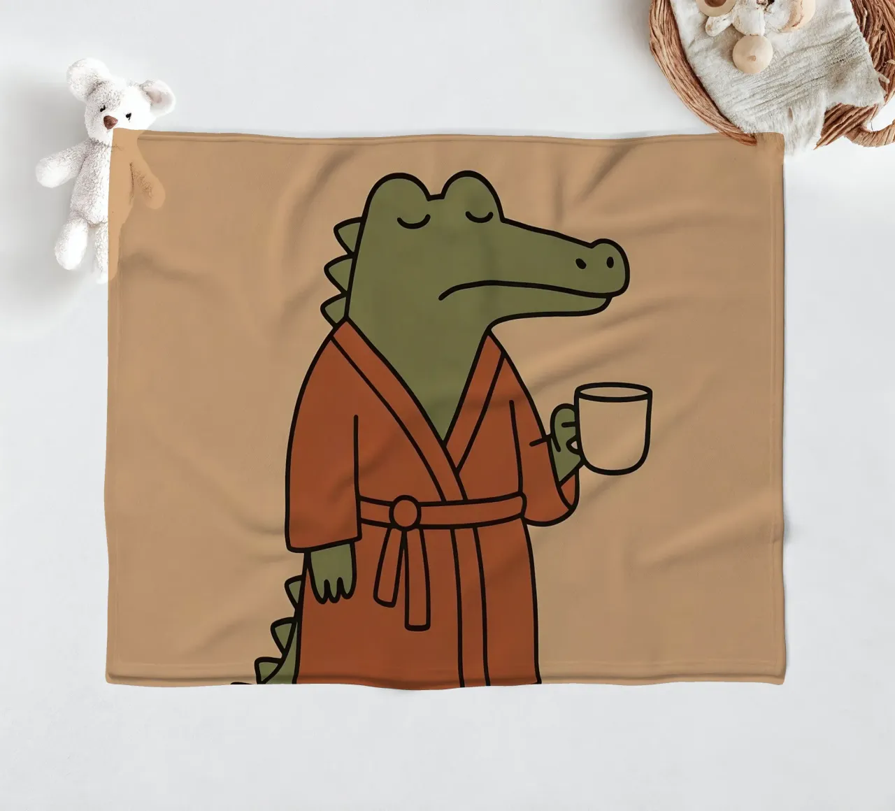 Non parlare prima del caffè coperta in pile da KANESYAARTS