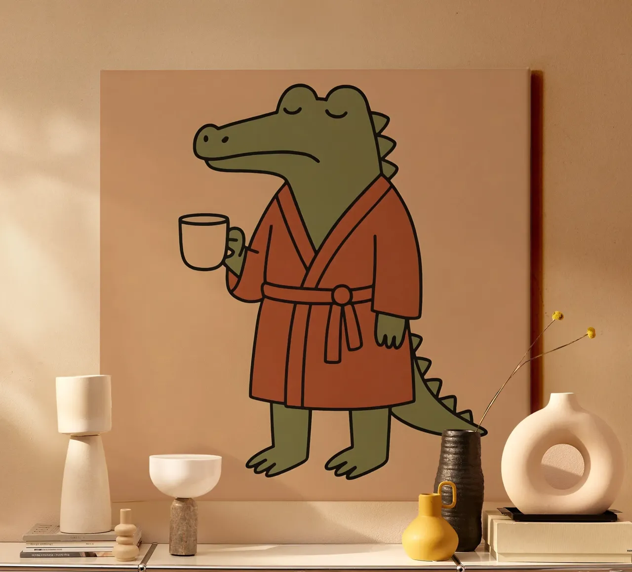 Non parlare prima del caffè tela da KANESYAARTS