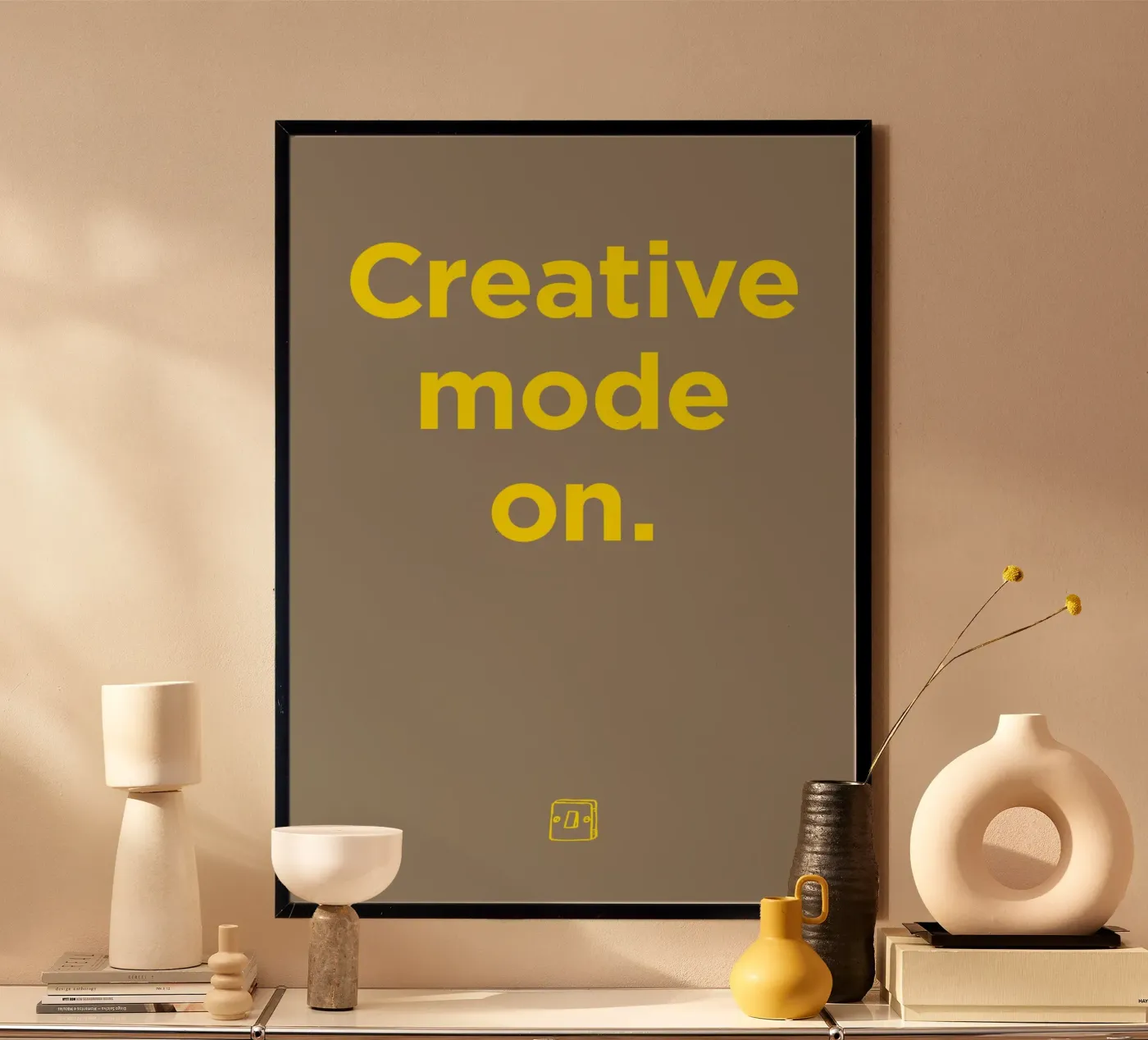 Creative mode on. poster de Art Fart
