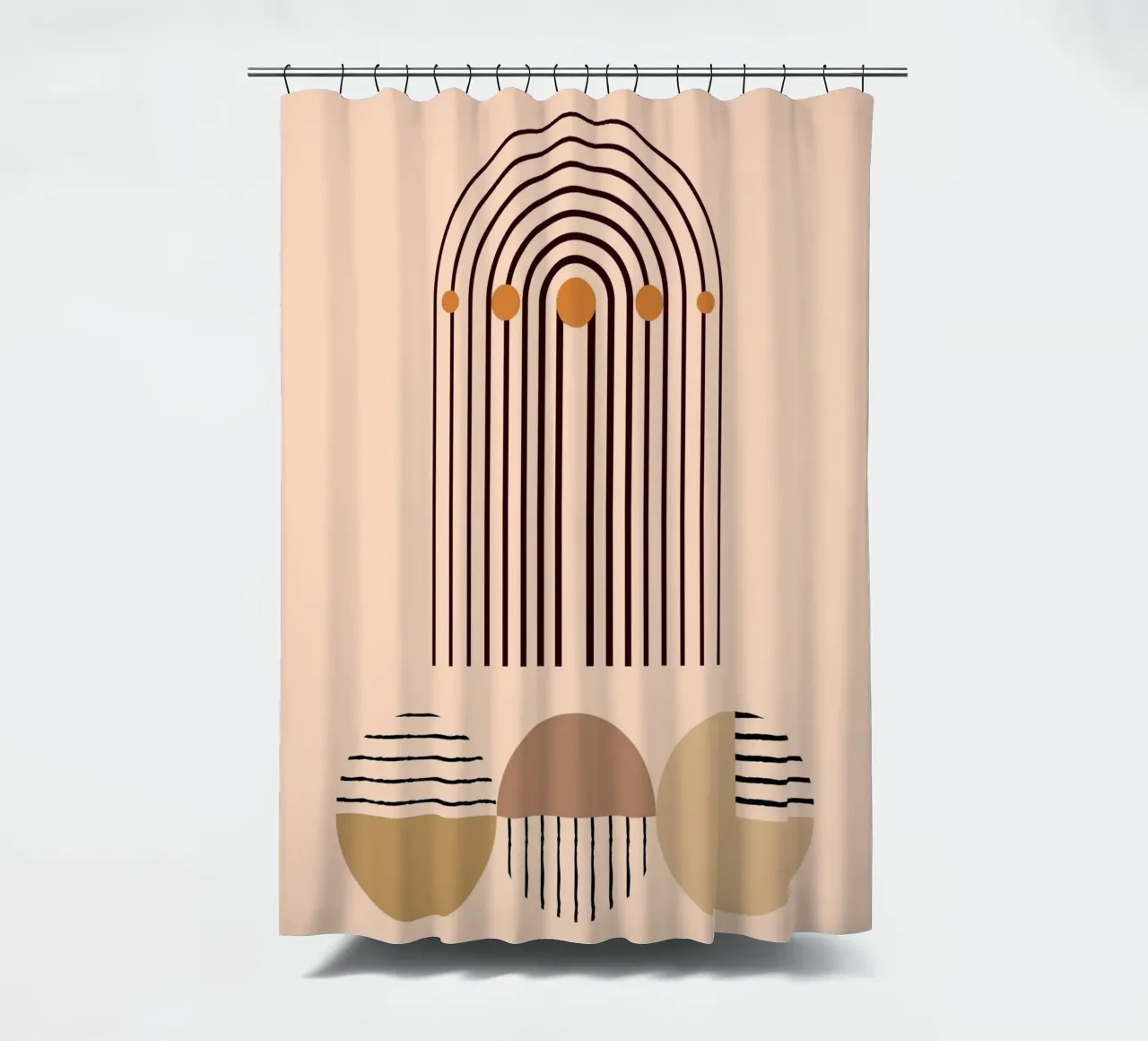 window line circle tenda da doccia da Creaton